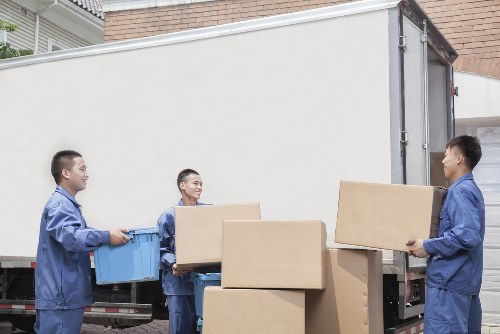 Local packing service supplies and labeled boxes for Burroughs relocation