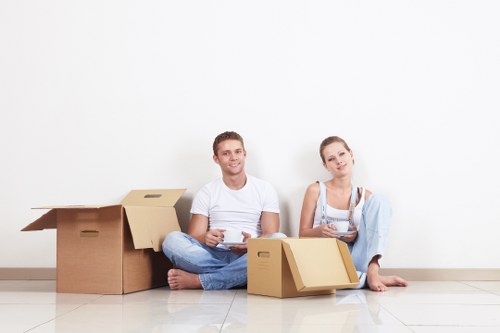 Fragile item packing materials used in Burroughs moving services