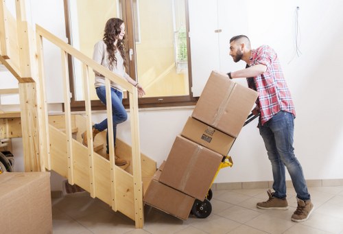 Professional movers handling a compact relocation in Burroughs