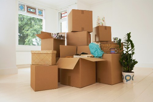Business inventory stored safely in a short-term Burroughs storage unit