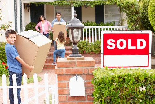 Professional movers handling a commercial relocation in Burroughs
